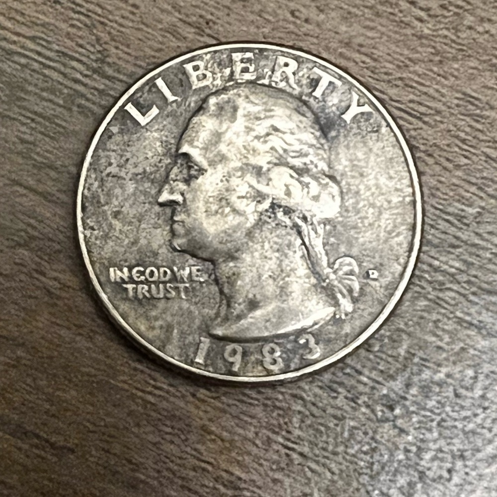 EXTREMELY RARE 1983-D Washington Quarter